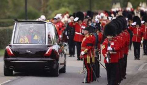 The Queen went to her eternal rest in a Jaguar whose design was personally approved by PHOTO