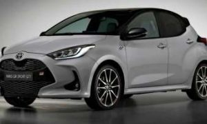 Toyota Yaris GT7 with PlayStation 5 console and Gran Turismo game