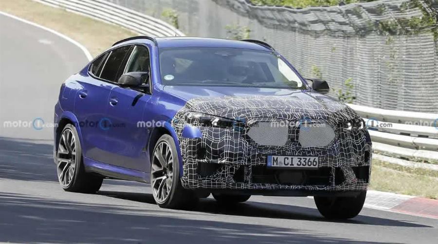 New BMW X6 photographed with minimal camouflage (PHOTO)