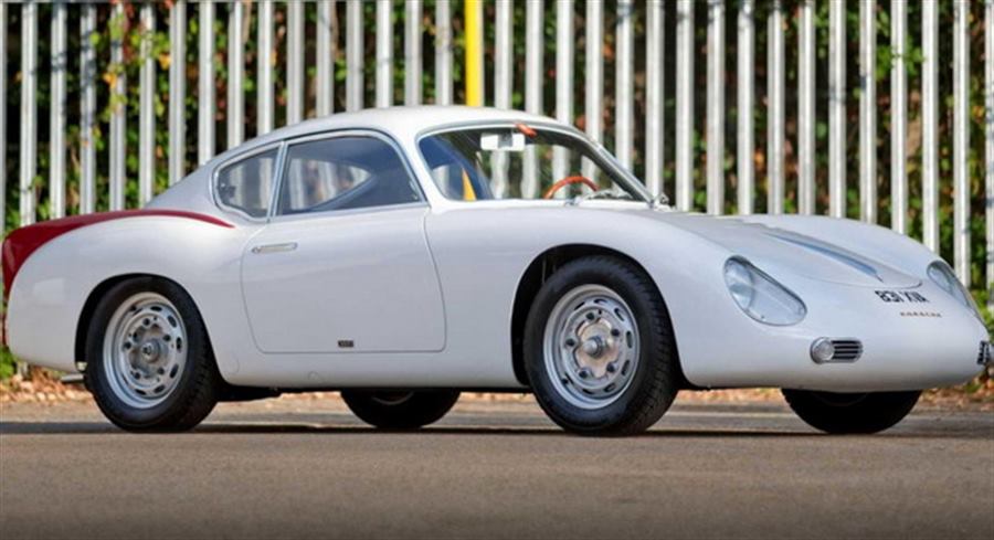 A flawless replica of the 1961 Porsche Zagata 356