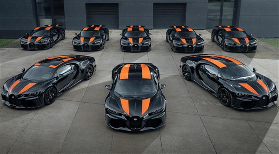 The first eight Bugatti Chiron Super Sport 300+ ready for delivery