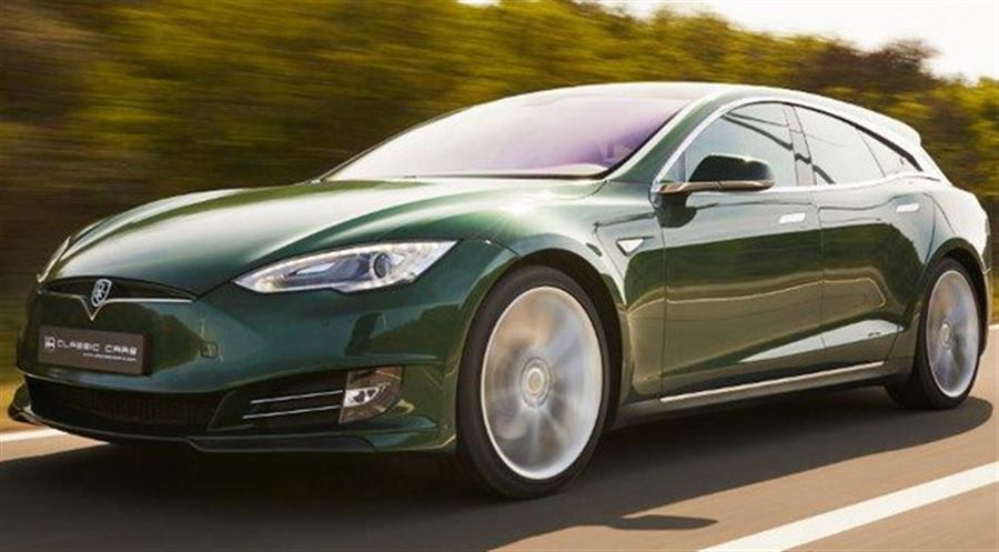The unique Tesla Model S station wagon is still looking for its customer