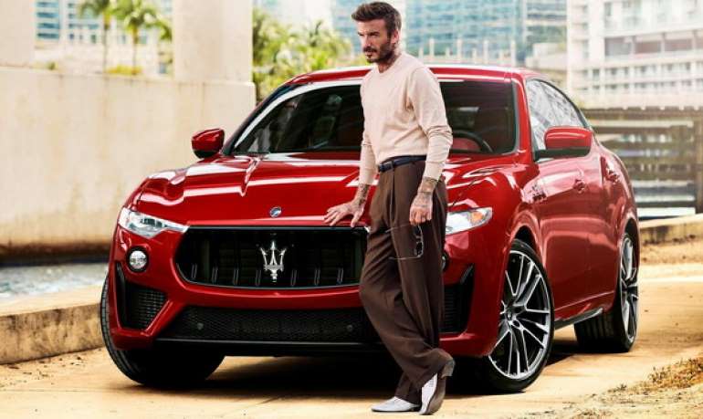 David Beckham is the new brand ambassador of Maserati